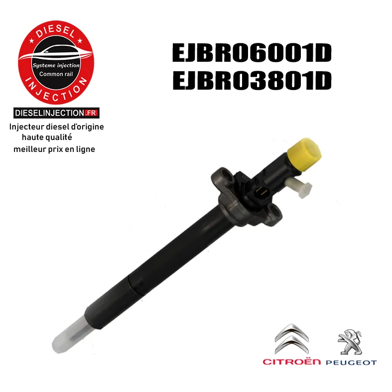 Injecteur DELPHI EJBR03801D -1980S3- EJBR06001DEJBR03801D-EJBR06001D-1980S3