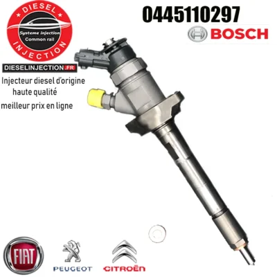 Injecteur Bosch 0445110297 0445110281 9641742880 Reconditionné0445110297 0445110281 9641742880