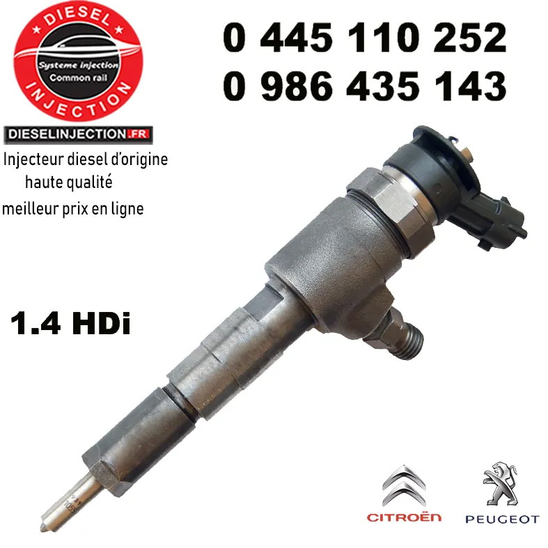 Injecteur bosch 0445110252 - 09864351430445110252