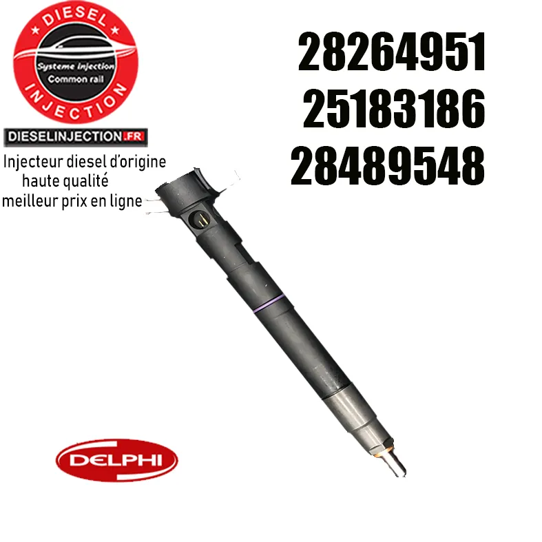 Injecteur DELPHI 28264951 Neuf28239766 , 28489548 , 25183186 , 25195089 , 4802157 , 48O2157