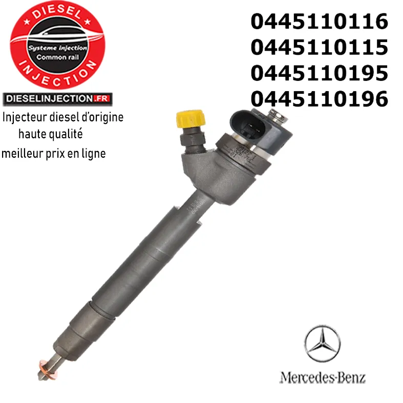 Injecteur bosch 0445110116 - 04451101150445110116 - 0445110196 - 0445110195