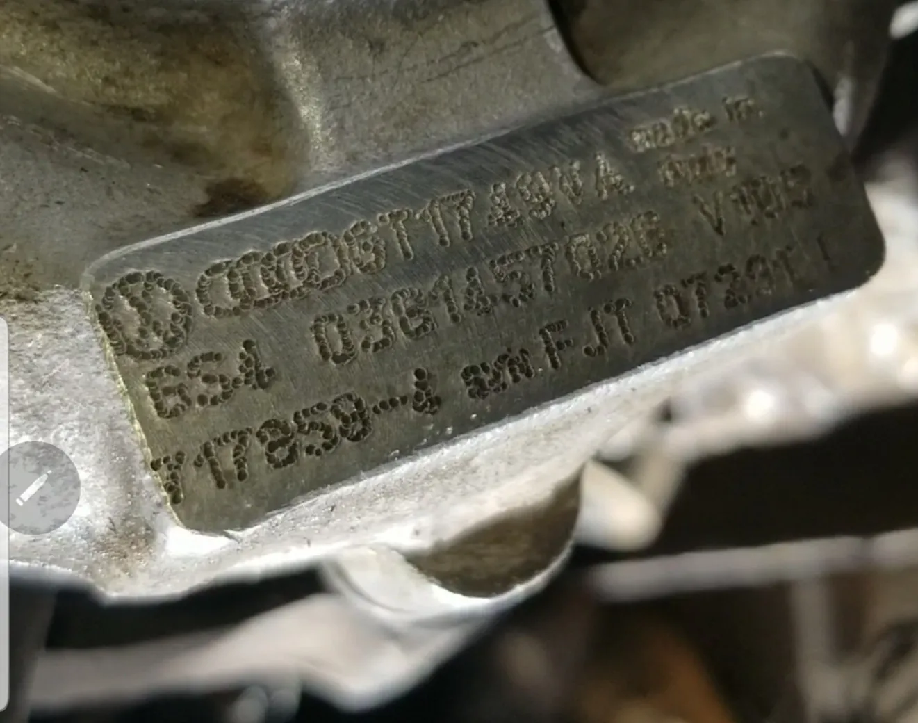 Turbo vw 717858 1l9 TDI