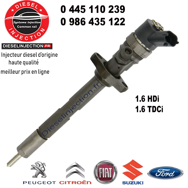 Injecteur BOSCH 0445110239 Neuf0445110239 -9655606680