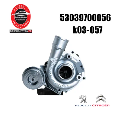 Turbo Dispatch Jumpy Xsara 206 307 406 2.0 L 109-110 cv 53039700056 KkkK03-057-53039700056 , 1103488 K03 056,