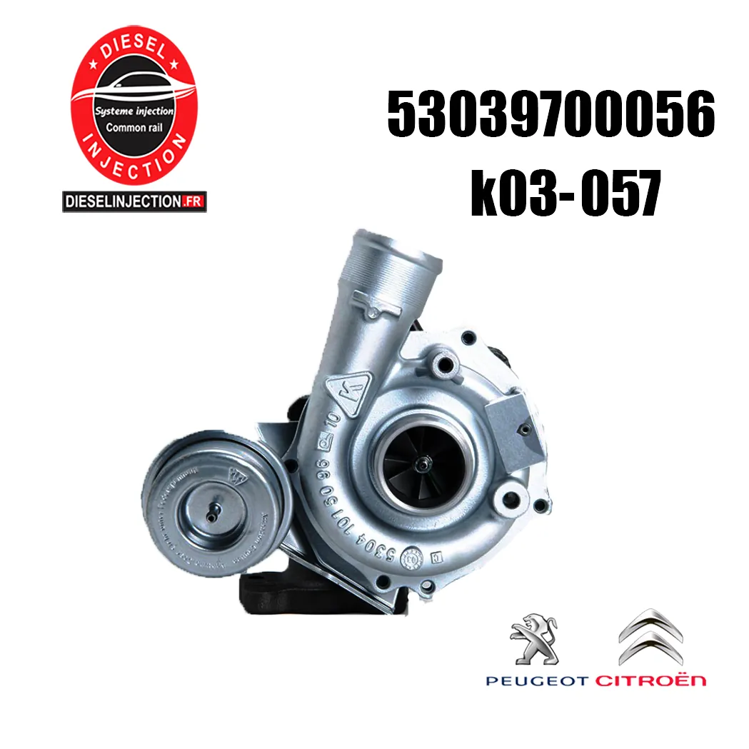 Turbo Dispatch Jumpy Xsara 206 307 406 2.0 L 109-110 cv 53039700056 KkkK03-057-53039700056 , 1103488 K03 056,