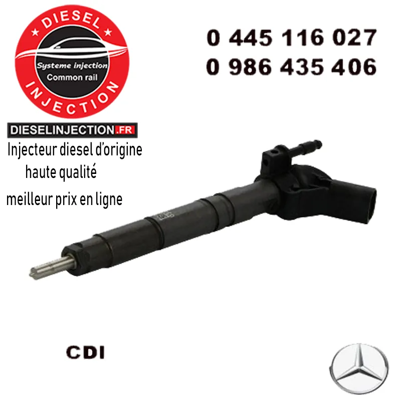 Injecteur bosch piezo 0445116027 - 6420701287 neuf0445116027 0445116028