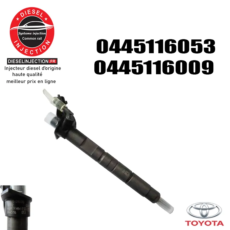 Injecteur bosch piezo 0445116053 0445116009 neuf0445116053 - 0445116009