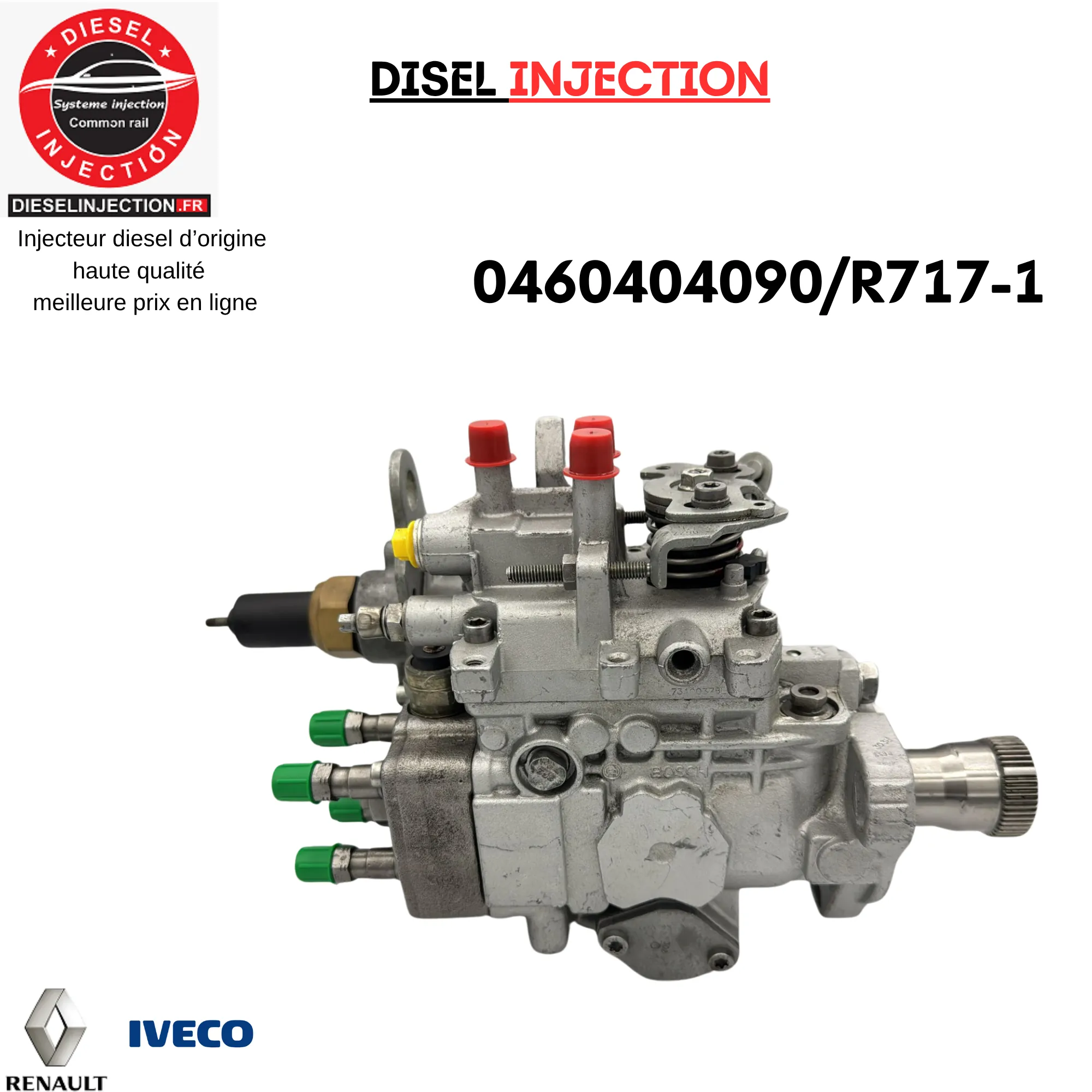 Pompe à injection BOSCH 0460404090 Renault 2,5 D Bosch R717-10460404090 R717-1