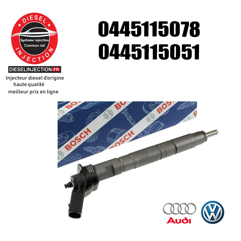 Injecteur bosch 0445115078 - 0445115024 Neuf0445115078 059130277AB