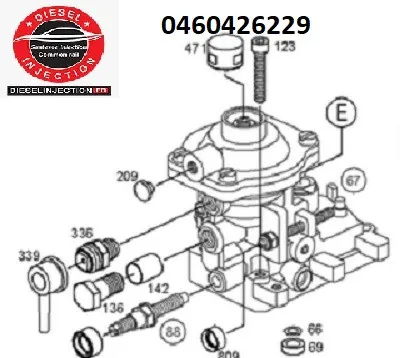 Pompe à injection BOSCH 04604262290460426229