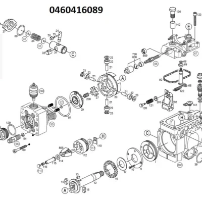 Pompe à injection BOSCH 04604160890460416089