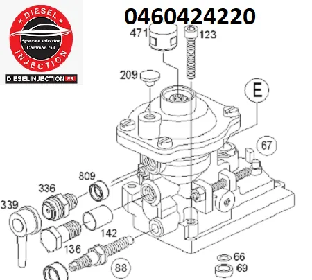 Pompe à injection BOSCH 04604242200460424220