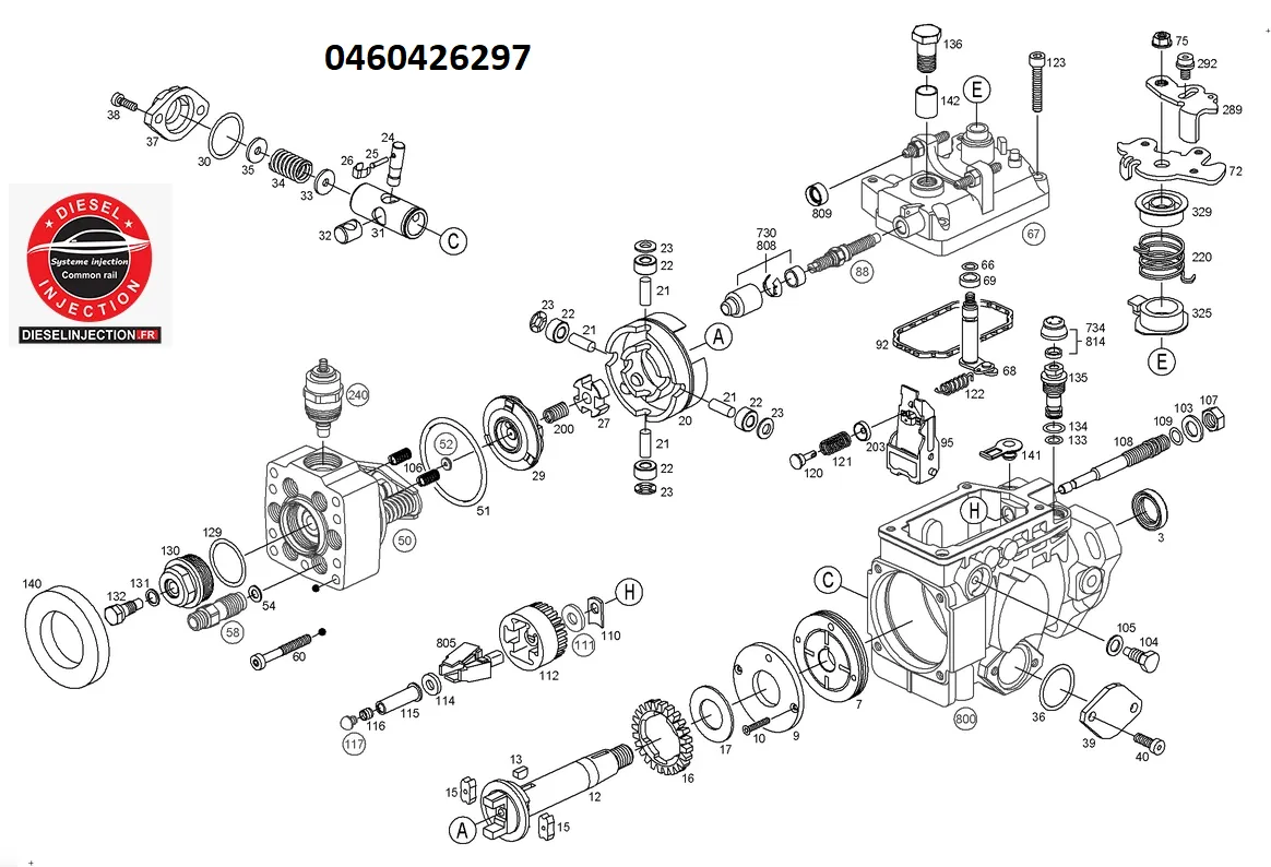 Pompe à injection BOSCH 04604262970460426297