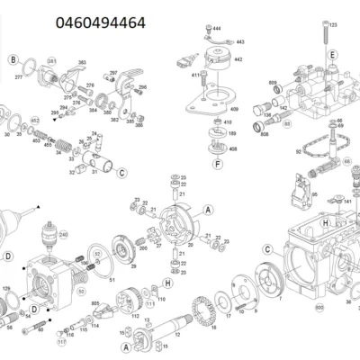 Pompe à injection BOSCH 04604944640460494464