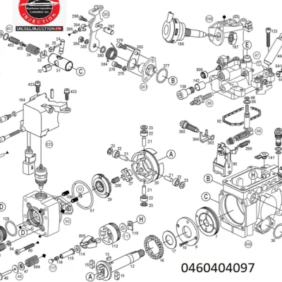 Pompe à injection BOSCH 04604040970460404097