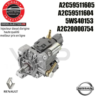 Pompe à haute pression SIEMENS A2C59511605A2C59511605 - A2C59511604 - 5WS40153 - A2C20000754