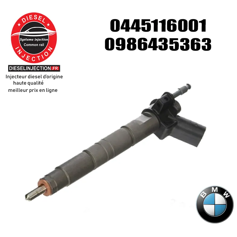 Injecteur bosch piezo 0445116001 - 09864353630445116001- 0986435363