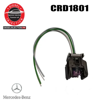 Connecteur-fiche-fichette injecteur ,delphi, CRD1801 ,mercedes benzCRD1801
