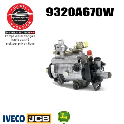 Pompe à haute pression DELPHI 9320A670W Neuve9320A670W Neuf