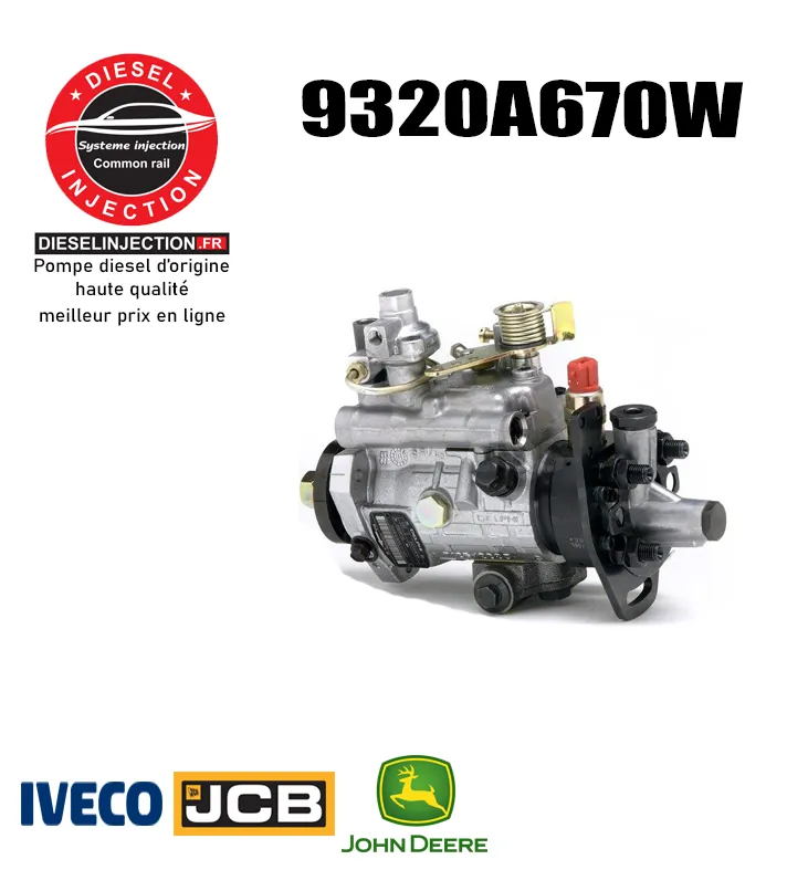 Pompe à haute pression DELPHI 9320A670W Neuve9320A670W Neuf