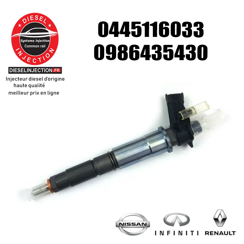 Injecteur bosch piezo 0445116033 - 09864354300445116033- 0986435430