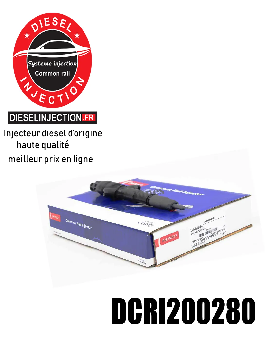 Injecteur DENSO DCRI200280DCRI200280
