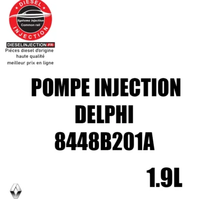 Pompe à haute pression DELPHI 8448B201A8448B201A