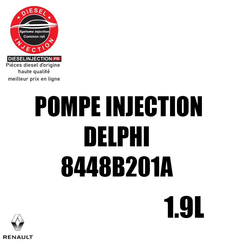 Pompe à haute pression DELPHI 8448B201A8448B201A