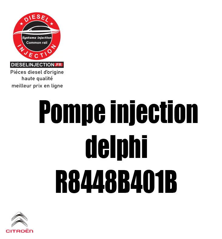 Pompe à haute pression DELPHI R8448B401BR8448B401B