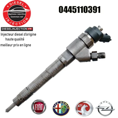 Injecteur bosch 0445110391 - 55198218 Neuf0445110391