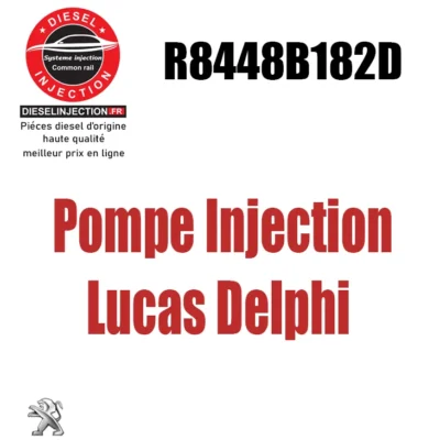 Pompe Injection Lucas Delphi R8448B182DR8448B182D