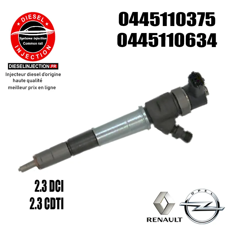 Injecteur bosch 0445110634 - 0445110375 - 0986435234 Neuf0445110634 -0445110375- 0986435205