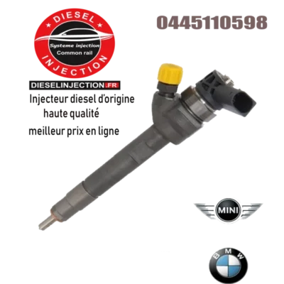 Injecteur bosch 0445110598 - 13538511630 Neuf0445110598