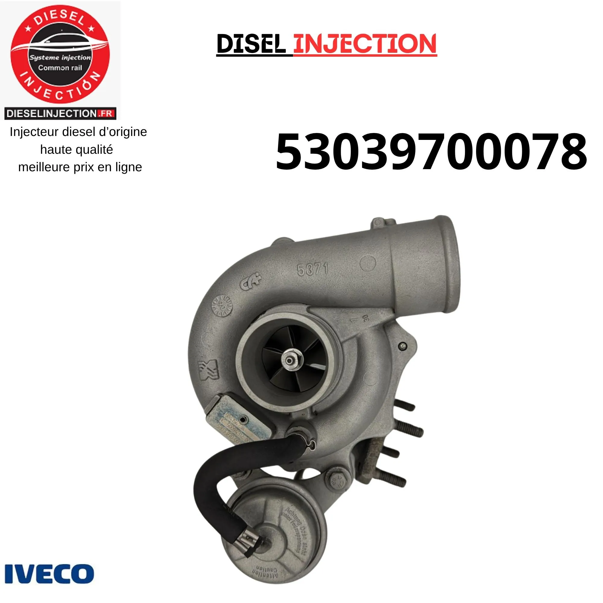 Turbo charger 53039700078 Iveco DAILY 3 2.3 TD53039700078 -504154738 -53039700078