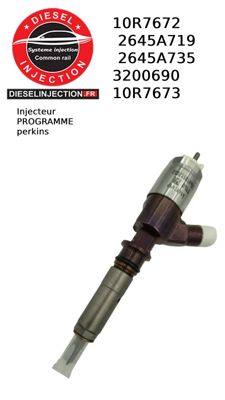 Injecteur PROGRAMME perkins 2645A749 Neuf10R7672 - 2645A719 - 2645A735 - 3200690 - 10R7673