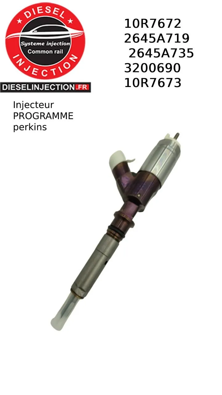 Injecteur PROGRAMME perkins 2645A749 Neuf10R7672 - 2645A719 - 2645A735 - 3200690 - 10R7673