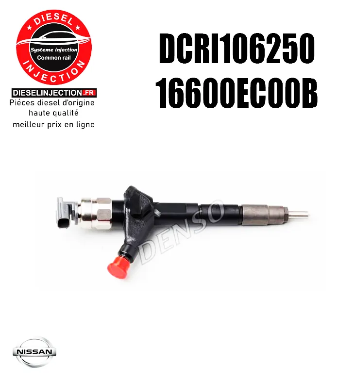 Injecteur DENSO 16600EC00B 095000-6250 DCRI106250 neuf16600EC00B DCRI106250 095000-6250