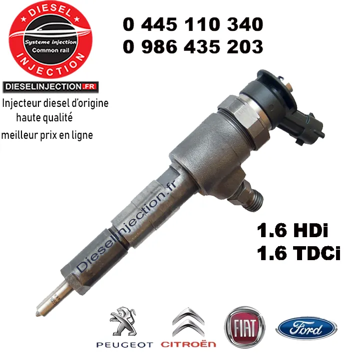 Injecteur Bosch 0445110340 - 09864352030445110340 0986435203