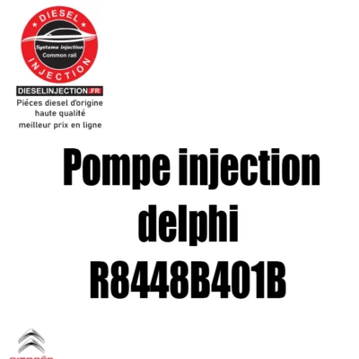 Pompe à injection DELPHI R8448B410B Réparation DELPHIR8448B410B
