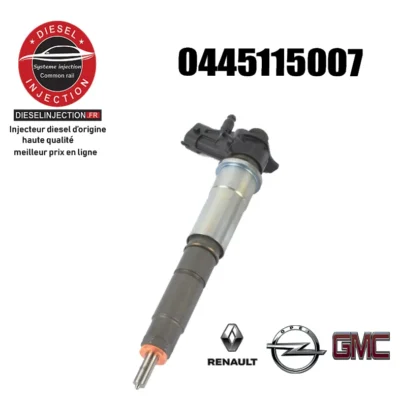 Injecteur BOSCH 0445115007 - 77014765670445115007 0986435350