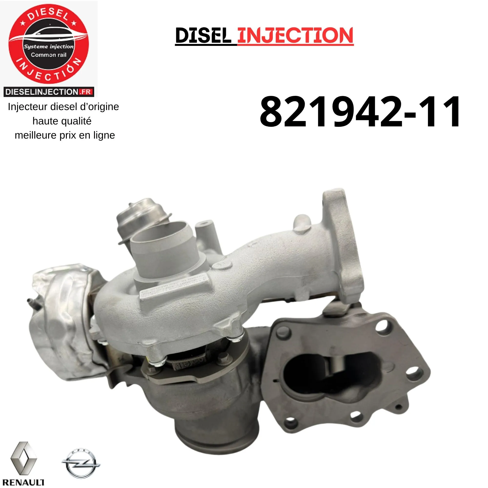 Turbo charger 821942-11 Renault 1.6 dCi 821942-5011S821942-11 821942-5011S 144110868R