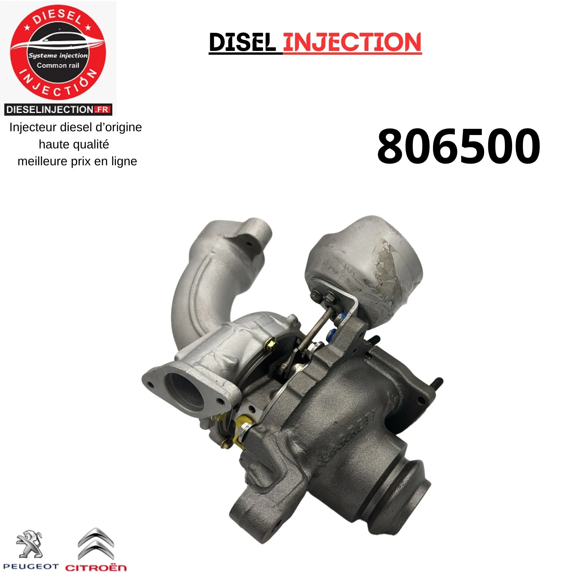 Turbo charger 806500 806500-5002S PEUGEOT 407 Sedan 2.0 HDi 120kW9674962080 806500-0001