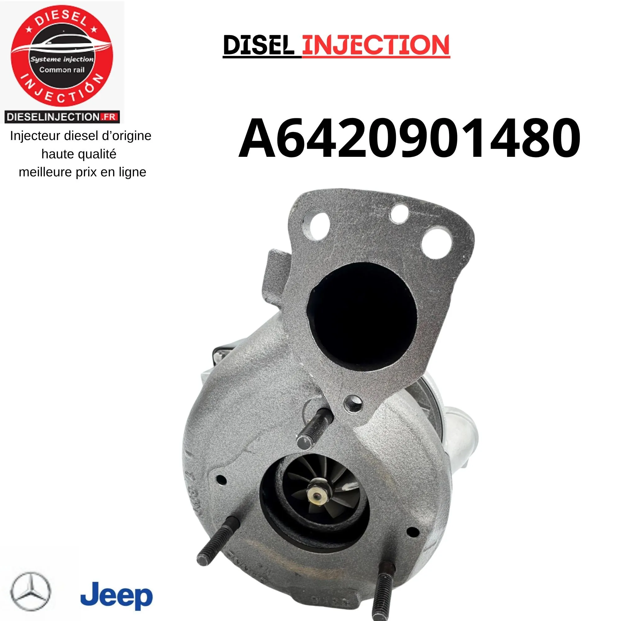 Turbo compresseur 765155-5007S - A6420901480 Mercedes-Benz 3.0 CDi/CRD 190 224 cv765155-5007S - A6420901480 GTA2259VK