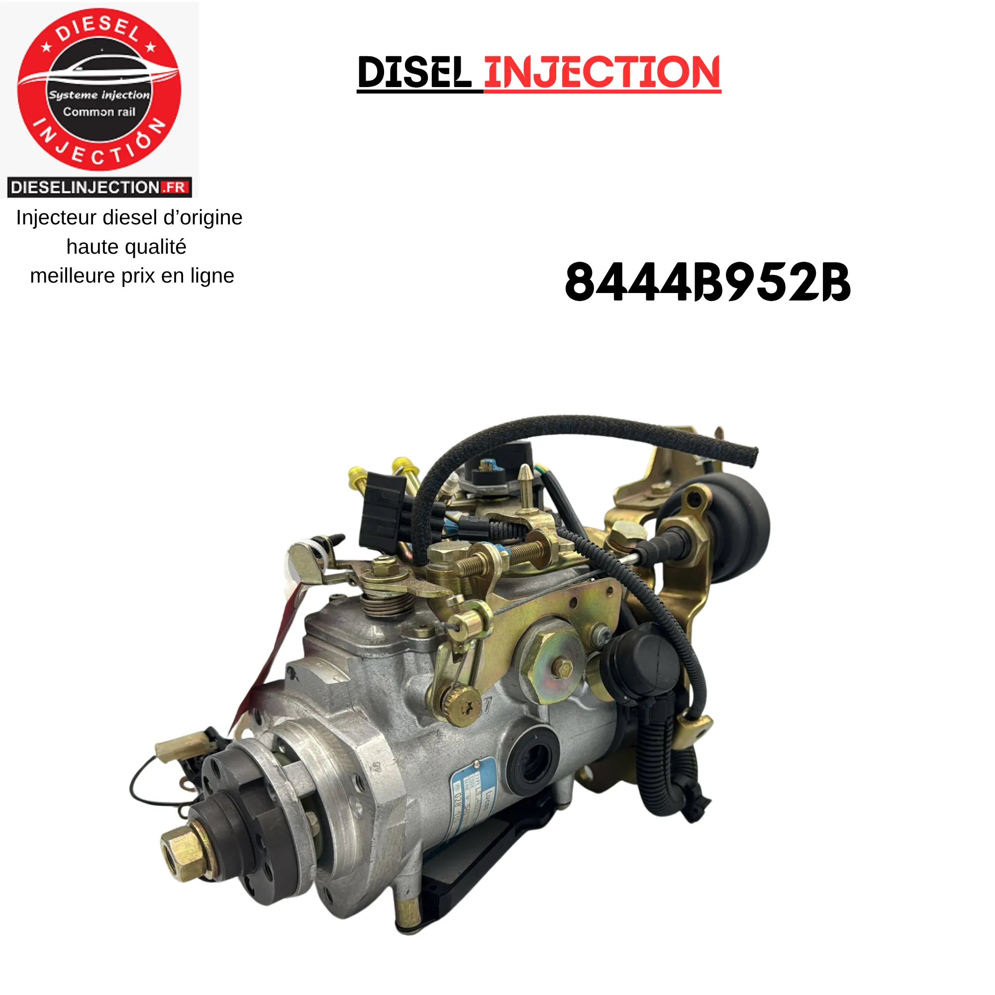 Pompe à injection 8444B952B équivalente Delphi DPC 1.9 L8444B952B