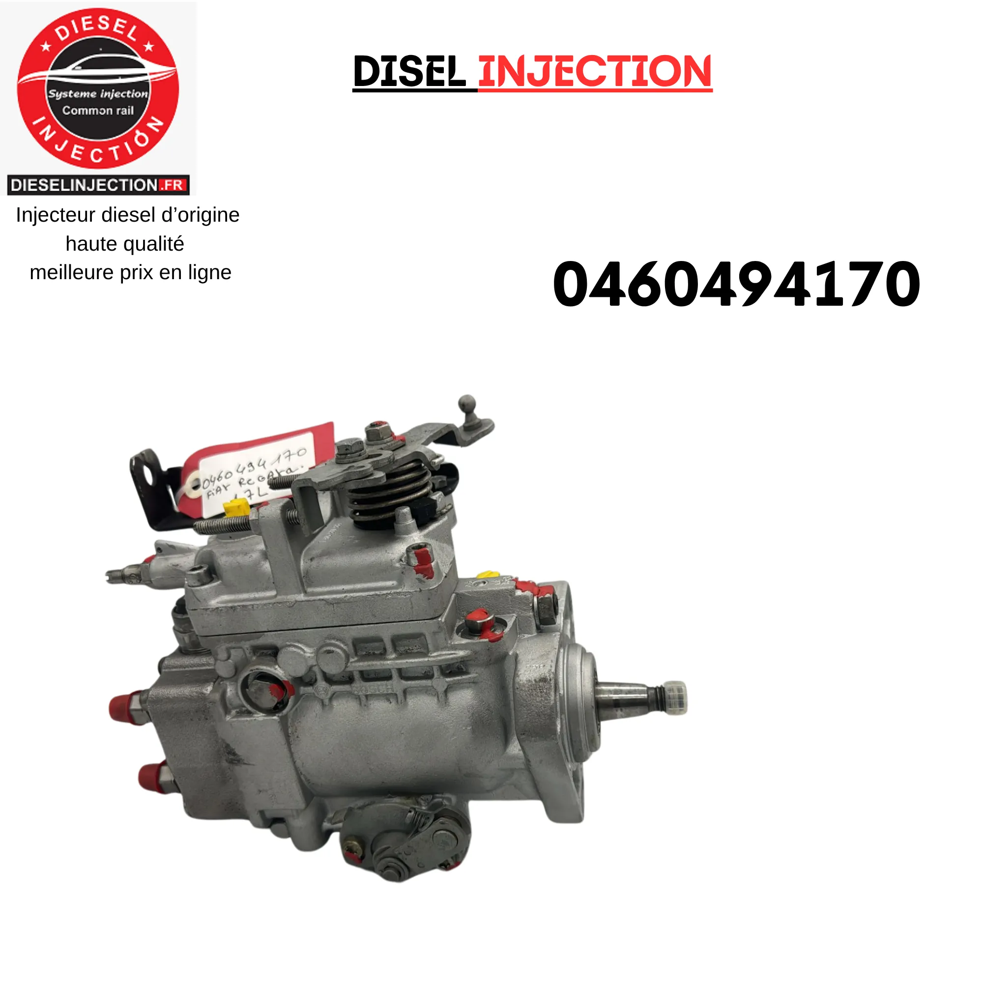 Pompe à injection 0460494170 Équivalent Bosch Fiat Regata1.70460494170