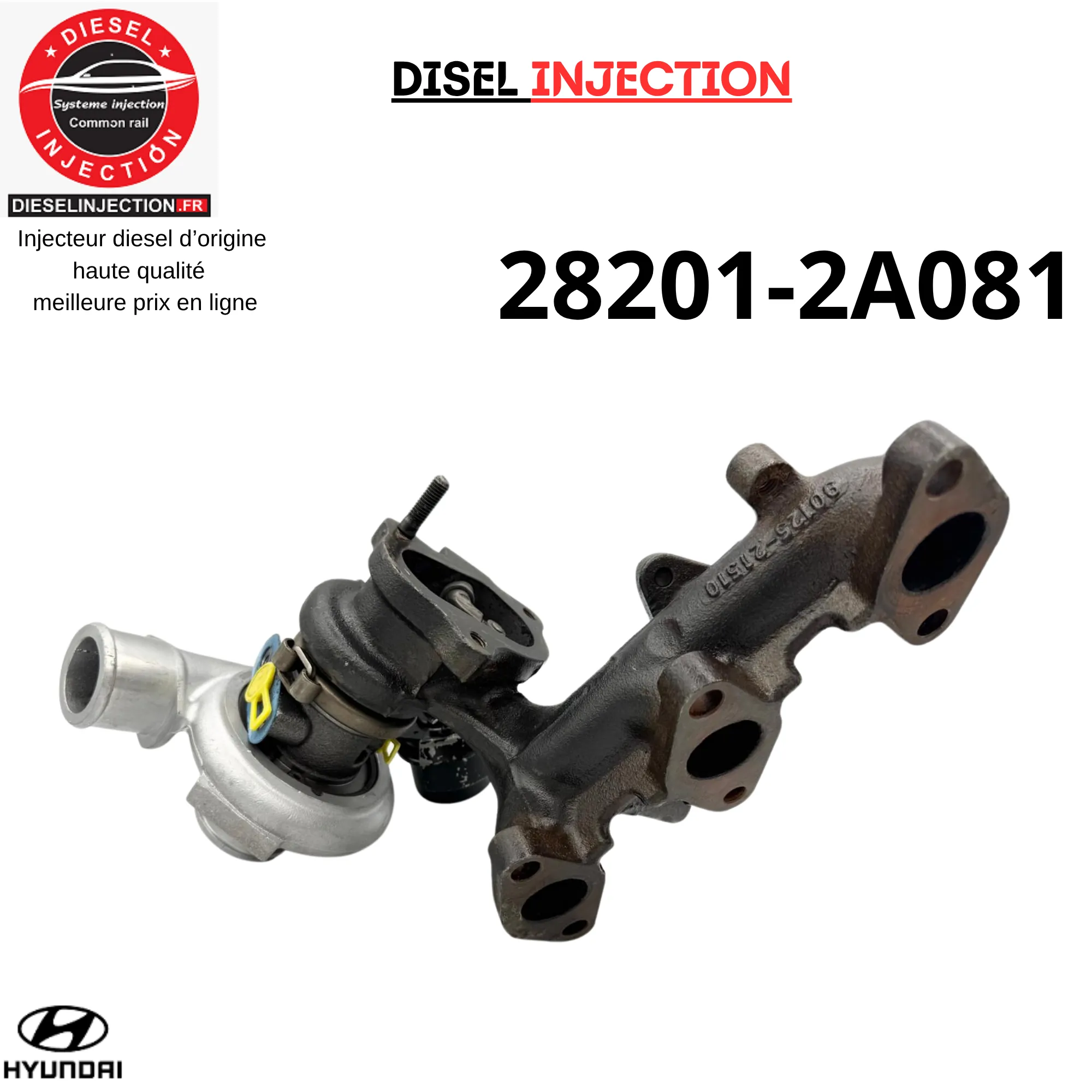 Turbo charger 28201-2A081 Hyundai i20 / Kia Rio 1.1 CRDI 75 hp49173-2810 28201-2A081 003002004446R
