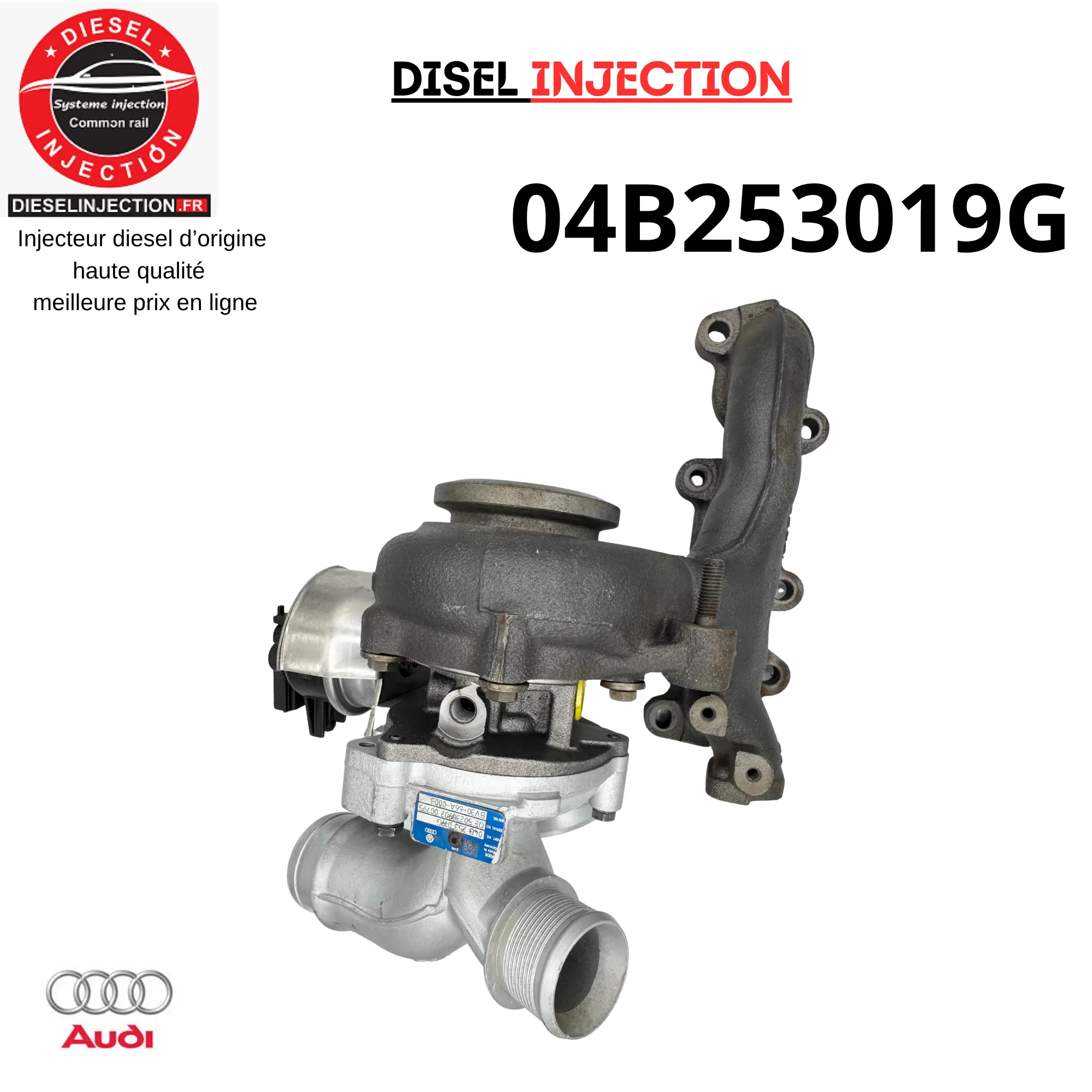 Turbo charger 04B253019G Audi Skoda Volkswagen Siège 1.4 TDI04B253019G BV3066A0003 16309800005