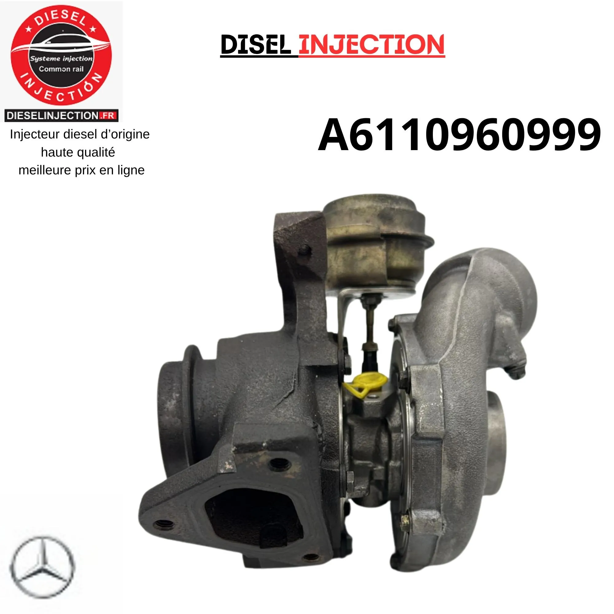 Turbo charger A6110960999 711006-5003S Mercedes C220 CDI 143 cvA6110960999 711006-5003S