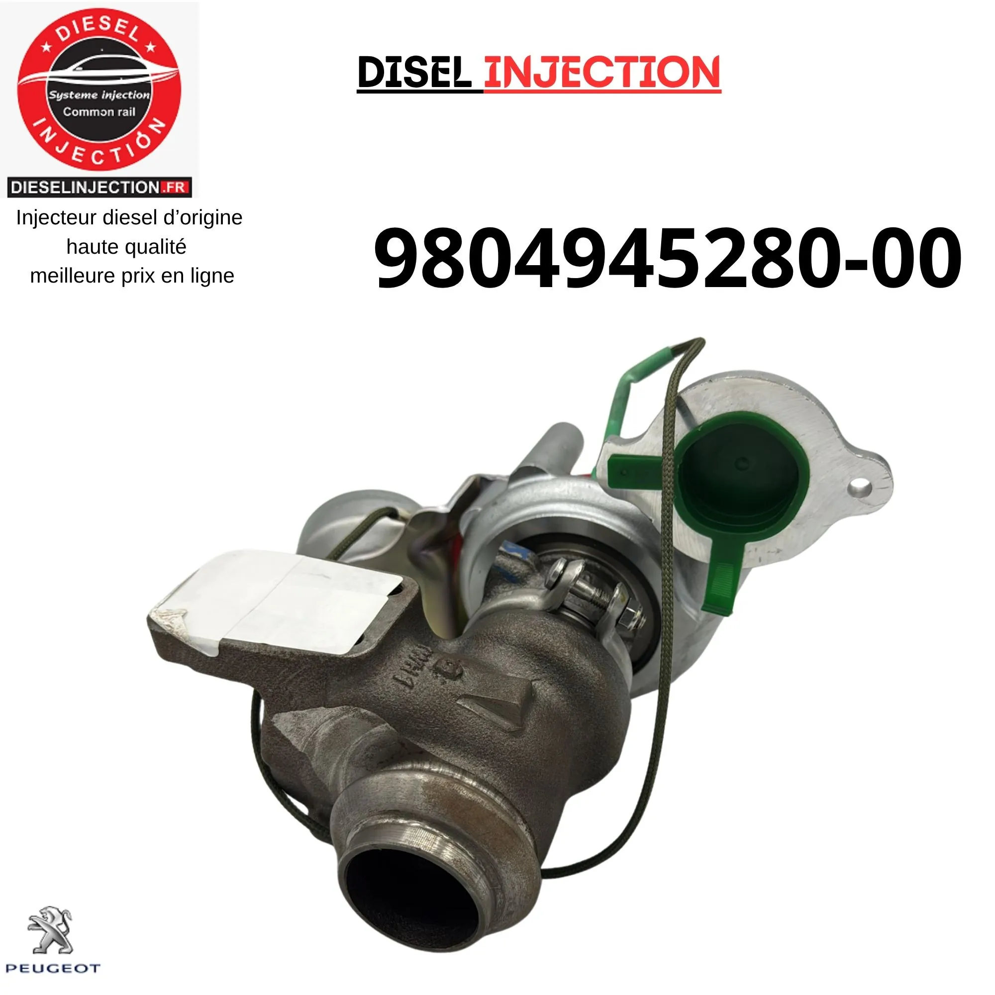 Turbo 9804945280-00 Peugeot Partner 1.6 HDi9804945280-00 15070220793 1611139180 1873215
