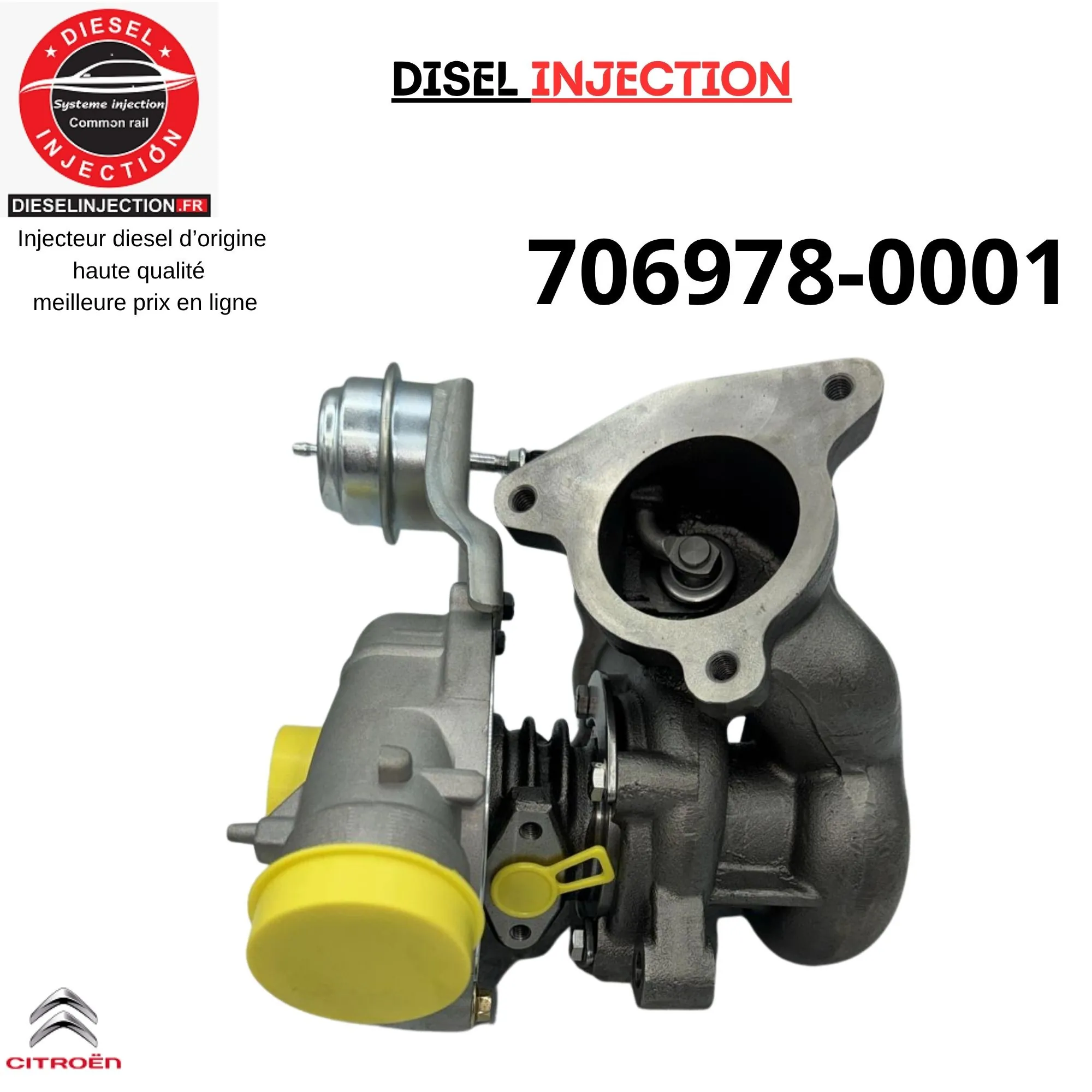 Turbo charger 706978-0001 CITROËN C8 2.0 HDi neuf adaptable706978-0001 7069780002 7069781 713667-5003S